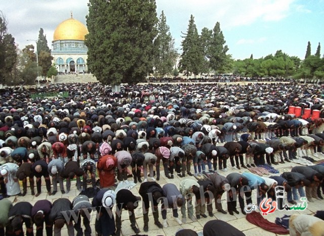 كيوبرس- بالفيديو: هكذا بدت مدينة القدس في جمعة رمضان الاولى